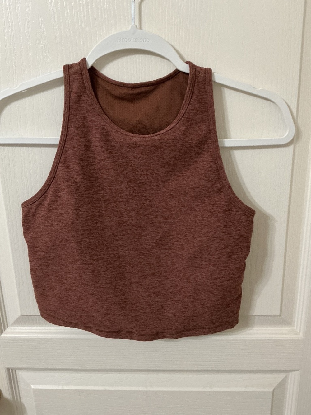 Vuori women’s elevation plyo tank hazelnut heather size medium